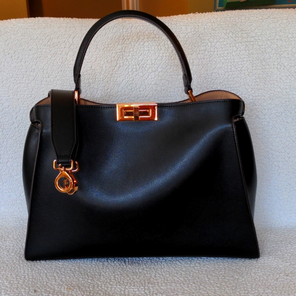 Large leather tote Designer Inspired
